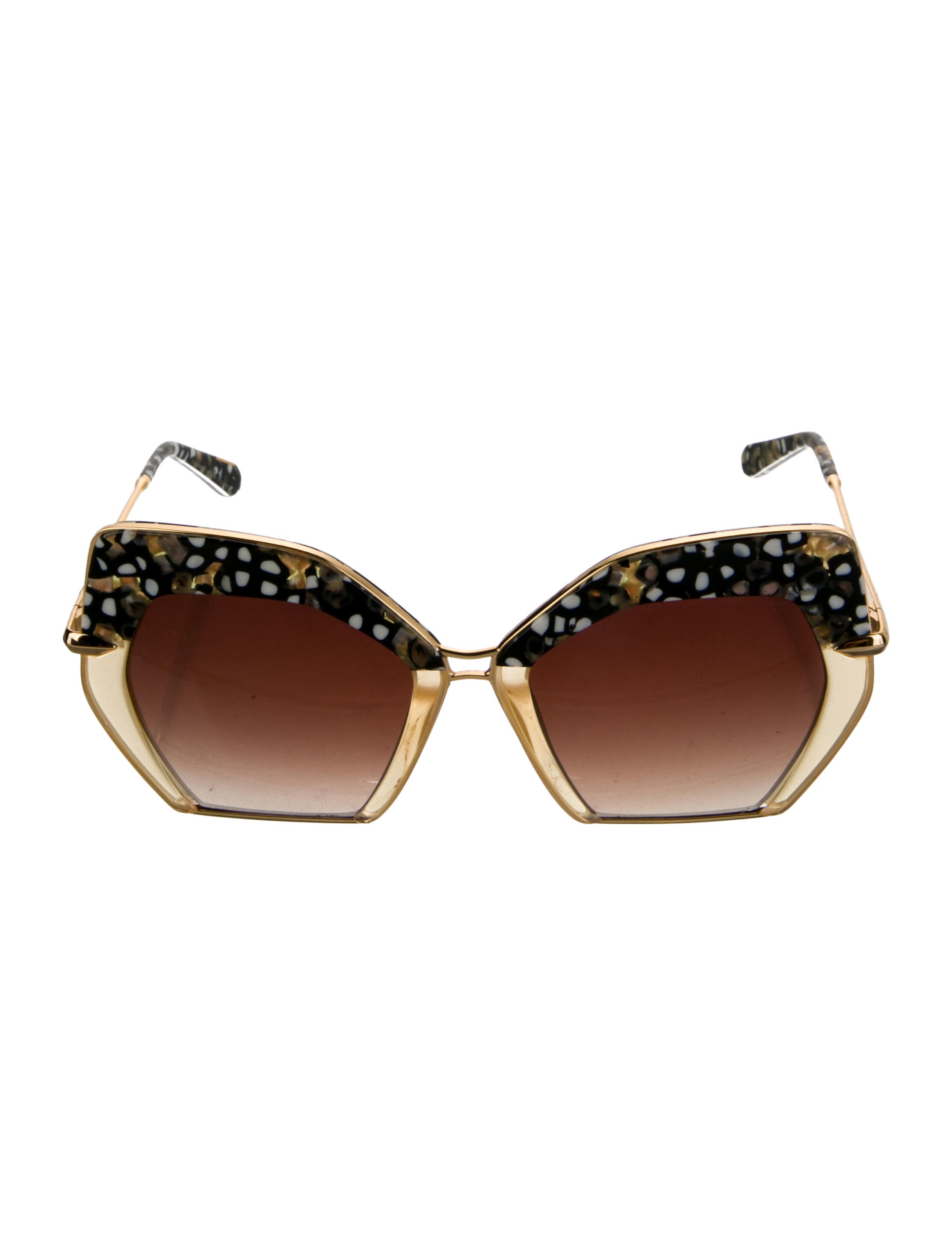 Krewe Oversize Gradient Sunglasses